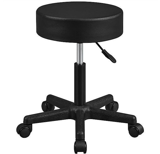 Yaheetech Drehhocker 46 cm – 61,5 cm Höhenverstellbarer Barstuhl, Schminkho günstig online kaufen