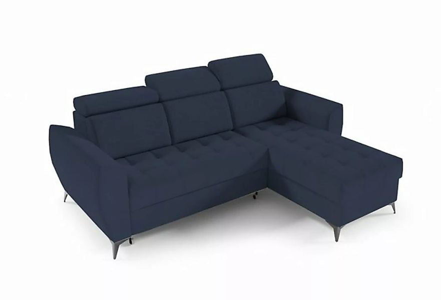 MOEBLO Ecksofa IDAHO I, Couch für Wohnzimmer, Schlafsofa Sofagarnitur Sofa günstig online kaufen