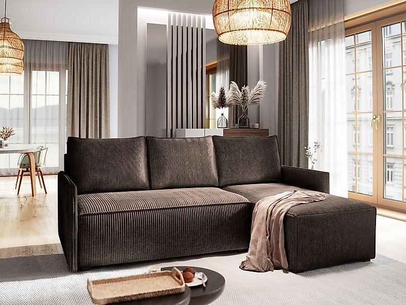 Masseno Ecksofa PERUSI mit Schlaffunktion L-Form, günstig online kaufen