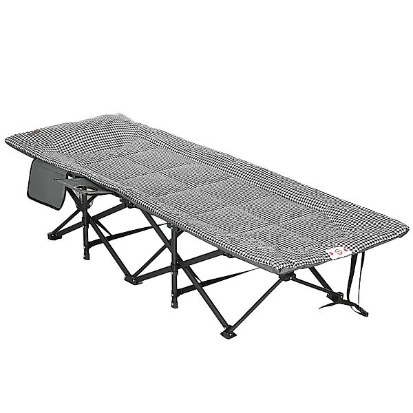 Outsunny Gartenliege mit Tasche, Klappbett mit günstig online kaufen