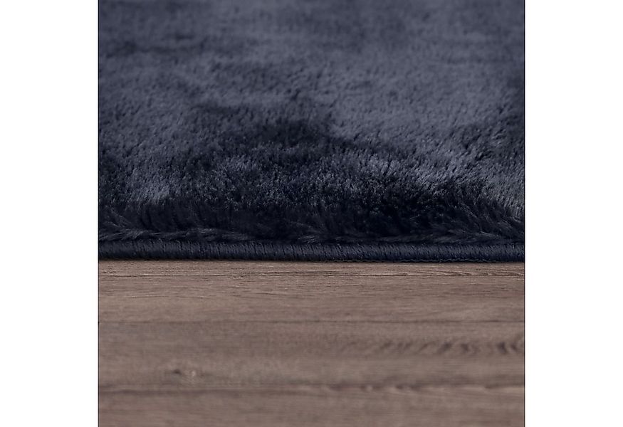 TT Home Teppich, Rund, Höhe: 14 mm, Wohnzimmer Kurzflor Einfarbig Modernes günstig online kaufen