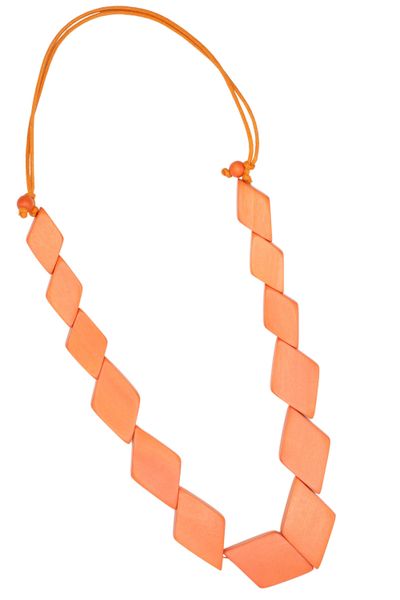 COLLEZIONE ALESSANDRO Lange Kette "Raute" aus Holzperlen in Rautenform günstig online kaufen