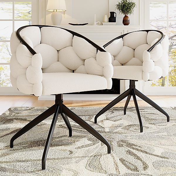 Elegear Drehstuhl 360° drehbar, Wohnzimmer Stühle günstig online kaufen