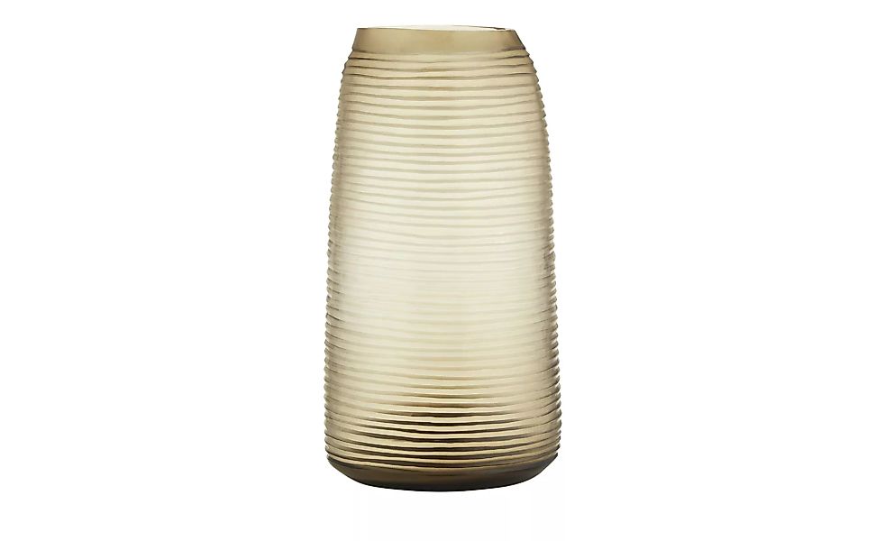 Vase - braun - Glas - 17 cm - 34 cm - 11,5 cm - Sconto günstig online kaufen
