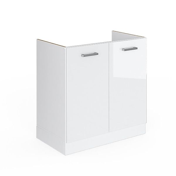 Vicco Schranksystem R-Line, Weiß Hochglanz/Weiß, 80 günstig online kaufen