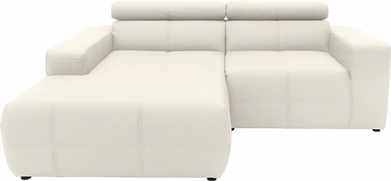 DOMO collection Ecksofa "Brandon Sitzbelastung 140 kg, kleine Ausführung B/ günstig online kaufen
