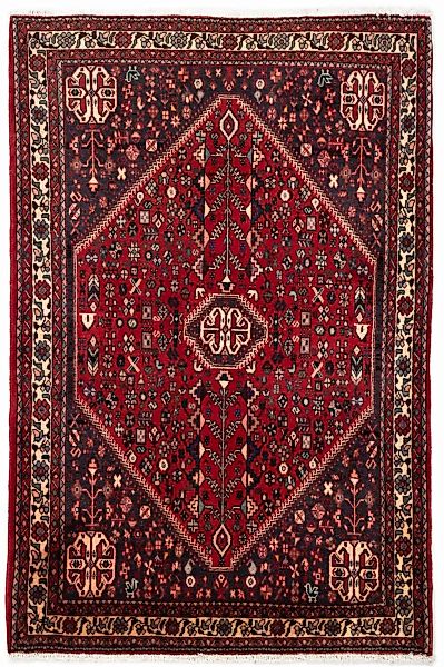 morgenland Wollteppich »Abadeh Medaillon Rosso scuro 143 x 97 cm«, rechteck günstig online kaufen
