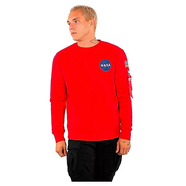 Alpha Industries Space Shuttle Sweatshirt M Speed Red günstig online kaufen