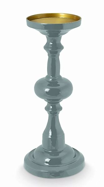 PIP STUDIO Kerzenleuchter Kerzenhalter Blue Metal mittel 34 cm (blau) günstig online kaufen