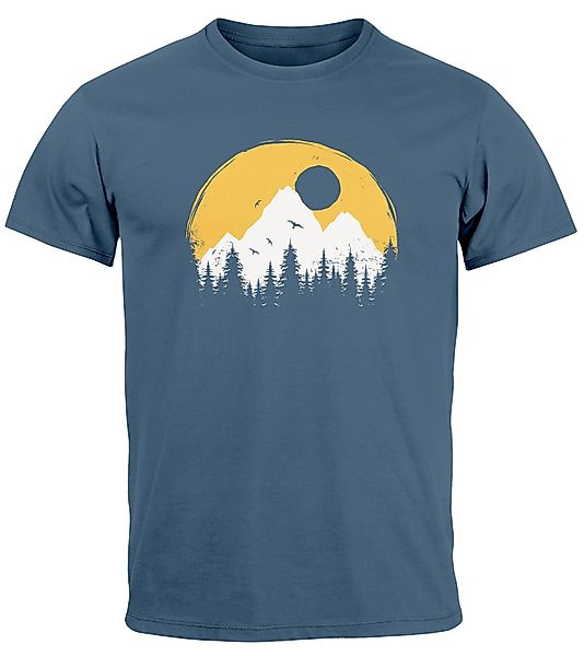 Neverless Print-Shirt Herren T-Shirt Outdoor Print günstig online kaufen