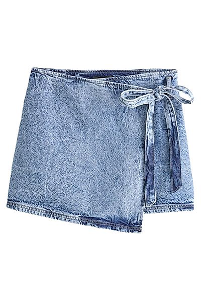 Next Jeansrock Jeans-Wickelrock in Minilänge aus günstig online kaufen