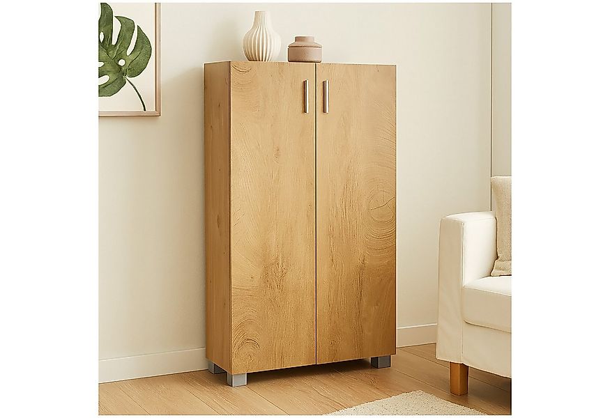 HTI-Living Sideboard Sideboard Kommode mit 2 Türen Baumscheibe (Stück, 1 St günstig online kaufen