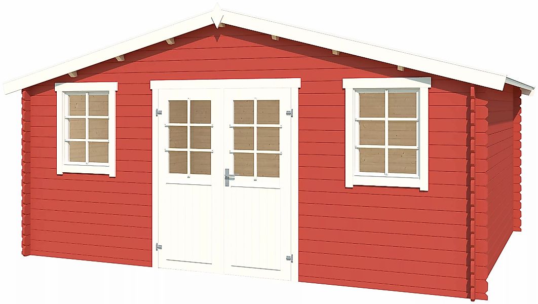 LASITA MAJA Gartenhaus "Udo 300", Blochbohlenhaus 28mm, Fundamentmass 4800x günstig online kaufen