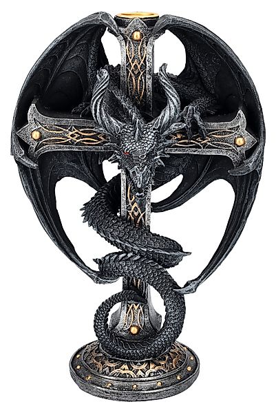 Figuren Shop GmbH Kerzenständer Kerzenhalter Gothic günstig online kaufen