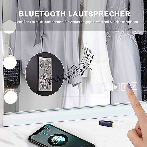 MODFU Spiegel LED Hollywood Spiegel Wandspiegel günstig online kaufen