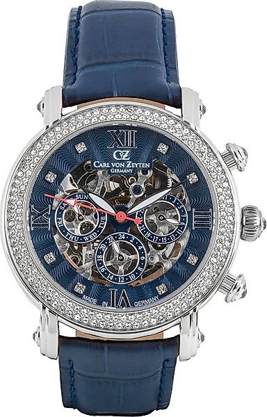 Carl von Zeyten Multifunktionsuhr Kniebis CVZ0062BLS, Automatik, Armbanduhr günstig online kaufen
