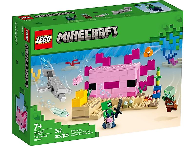 LEGO® 21247 Das Axolotl-Haus Konstruktionsspielsteine günstig online kaufen
