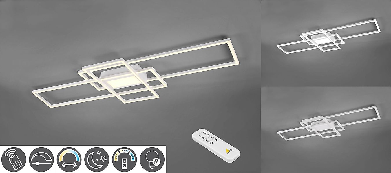 TRIO Leuchten LED Deckenleuchte MILA, Dimmfunktion, günstig online kaufen