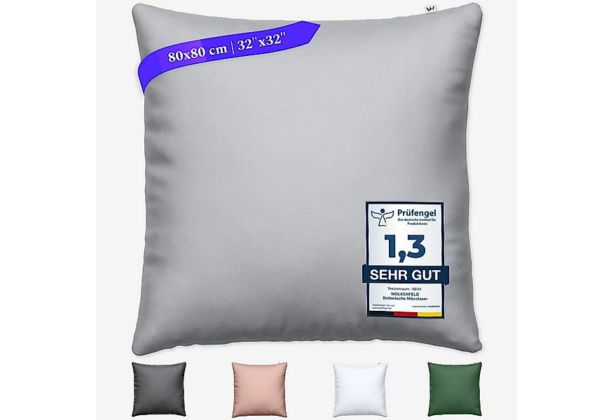 Wolkenfeld Kissenbezug Mikrofaser Kissenbezug - Allergiker Kopfkissenbezug günstig online kaufen