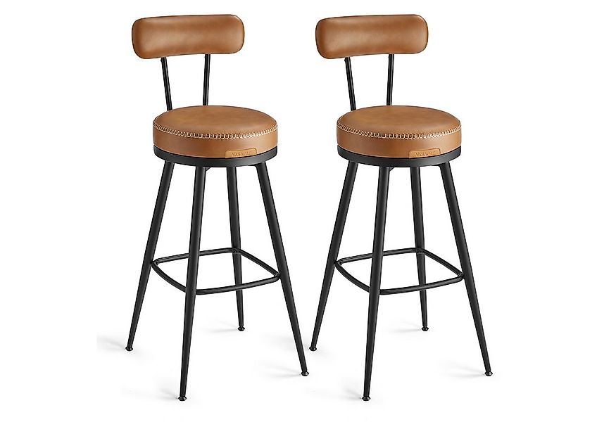 VASAGLE Barhocker (Set, 2er), EKHO Kollektion - 360° drehbarer Barhocker, 2 günstig online kaufen