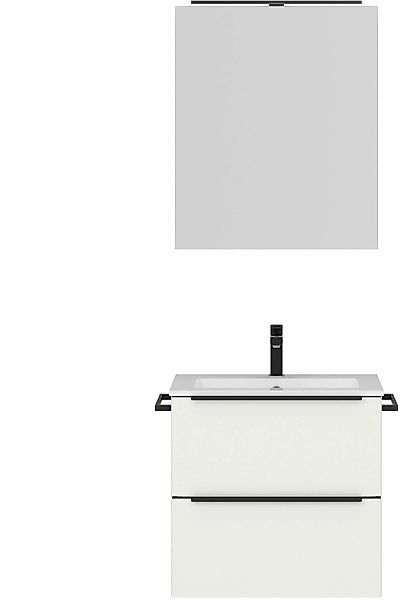 nobilia® Badmöbel-Set Levere, (2-St., vormontiert, mit günstig online kaufen
