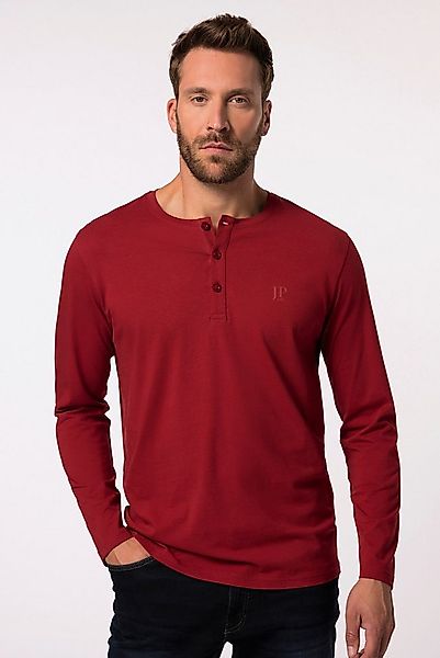 JP1880 T-Shirt Henley Basic Shirt Langarm Knopfleiste günstig online kaufen