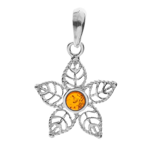 OSTSEE-SCHMUCK Kettenanhänger Ostsee-Schmuck Anhänger Blüte Anhänger günstig online kaufen