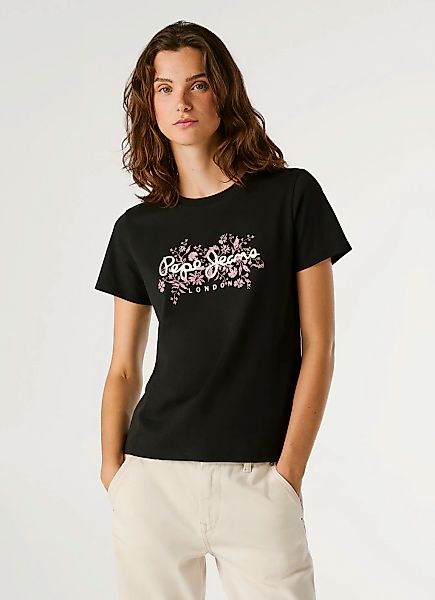 Pepe Jeans T-Shirt "BERO" Rundhals, mit Print günstig online kaufen