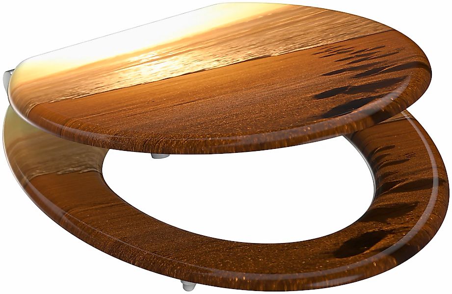 welltime WC-Sitz Sunset, mit Absenkautomatik, MDF, günstig online kaufen