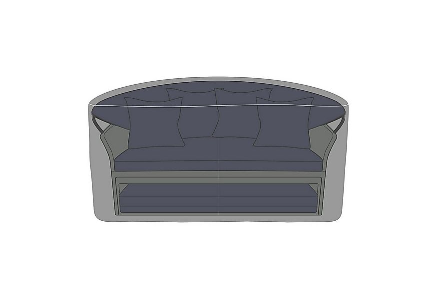 riess-ambiente Gartenmöbel-Schutzhülle PLAYA LIVING 170cm schwarz · wetterf günstig online kaufen