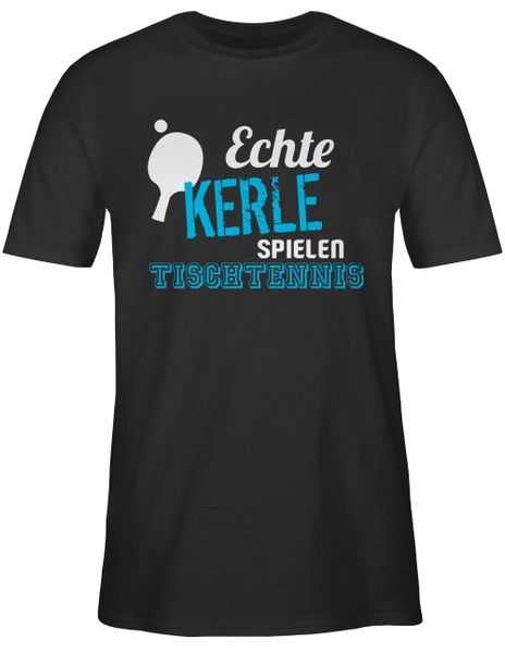 Shirtracer T-Shirt Echte Kerle spielen Tischtennis günstig online kaufen