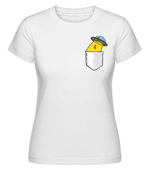 Brusttasche Katze Aliens · Shirtinator Frauen T-Shirt günstig online kaufen