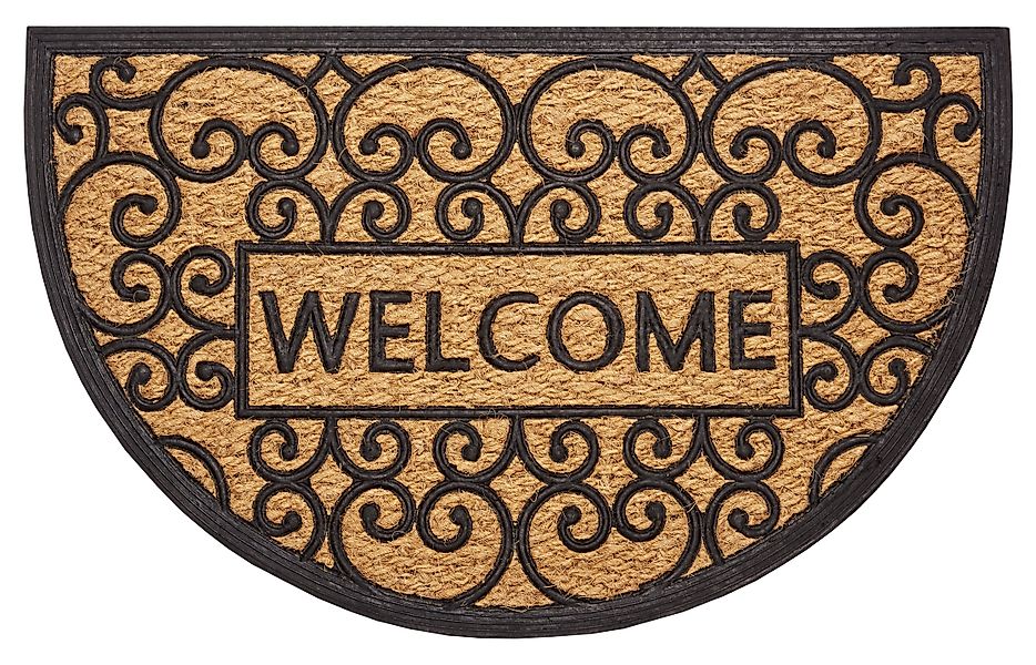 HANSE Home Fußmatte Welcome, Türmatte, halbrund, günstig online kaufen
