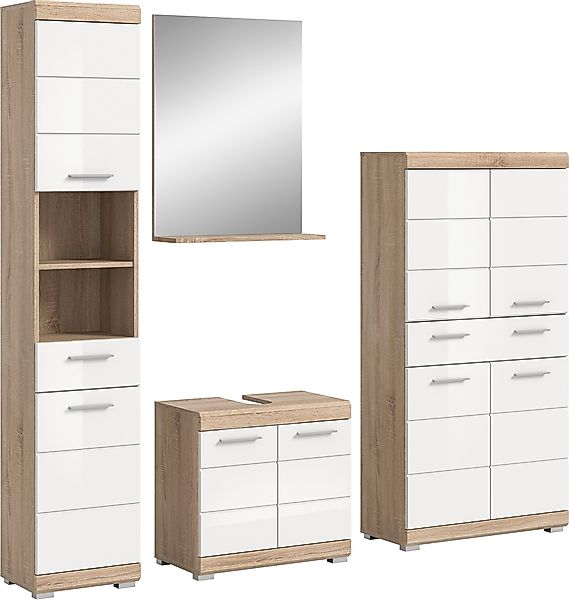 welltime Badmöbel-Set "Siena, 4 teilig, bestehend aus:" Set, TOPSELLER, 4 S günstig online kaufen