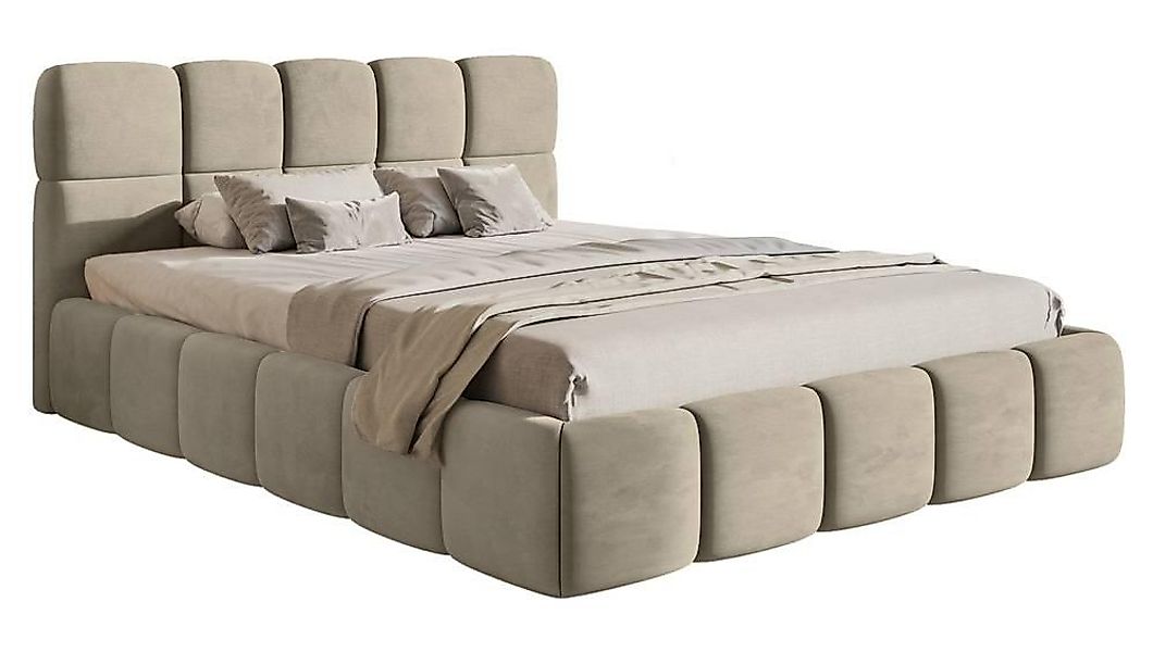 NADUVI Collection | Bettgestell Chloe Samt 160 x 200 günstig online kaufen