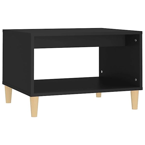 vidaXL Couchtisch Schwarz 60x50x40 cm Holzwerkstoff 812673 günstig online kaufen