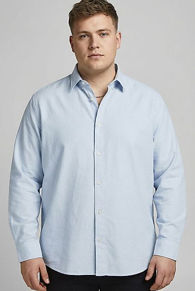 Jack & Jones PlusSize Langarmhemd "JJEBREEZE LINEN BLEND SHIRT L/S SN PLS" günstig online kaufen