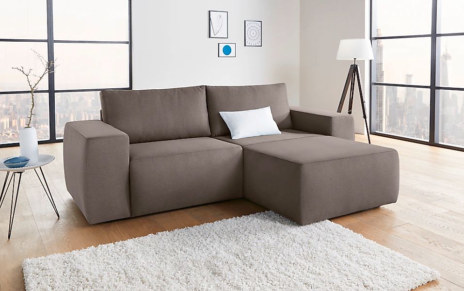 LOOKS by Wolfgang Joop Ecksofa "LooksII kubisch, bequem, strapazierfähige B günstig online kaufen