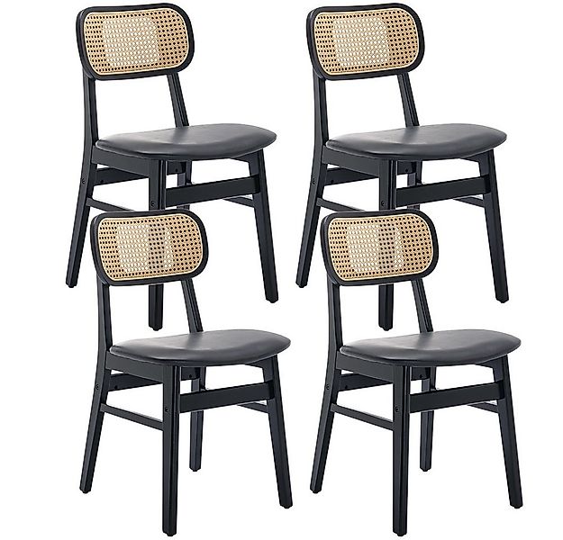 WAHSON OFFICE CHAIRS Esszimmerstuhl Rattansessel 2/4er Set, Küchenstuhl günstig online kaufen