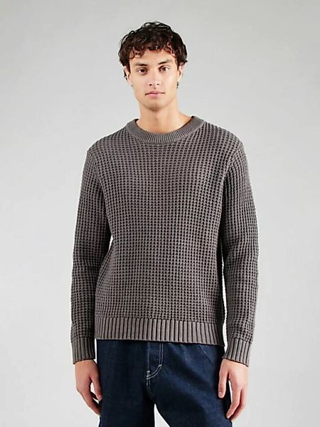 Jack & Jones Rundhalspullover JCOZION KNIT CREW NECK BF mit markanter Struk günstig online kaufen