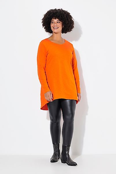 Angel of Style T-Shirt Longshirt bequeme Passform Rundhals Langarm günstig online kaufen