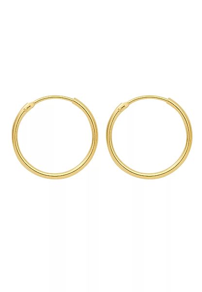 Adelia´s Paar Ohrhänger "1 Paar 333 Gold Ohrringe / Creolen Ø 25 mm", 333 G günstig online kaufen