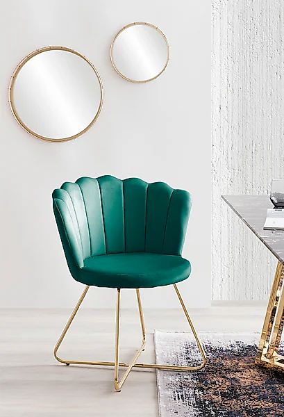 SalesFever Polsterstuhl »Komfortabler Stuhl im eleganten Design« (Set) 2 St günstig online kaufen