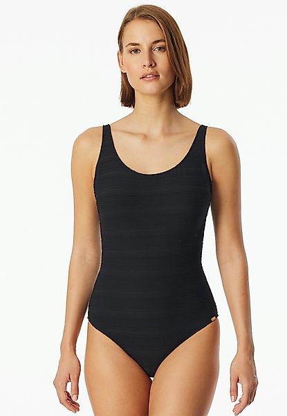 Schiesser Badeanzug Aqua mit feiner Streifenstruktur günstig online kaufen