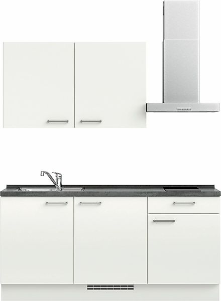 nobilia Küchenzeile ""Laser I",Ausrichtung wählbar, Breite 180 cm" vormonti günstig online kaufen