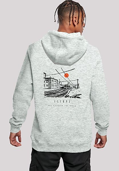 F4NT4STIC Kapuzenpullover "Escape Discover the World Town Train Station" Pr günstig online kaufen