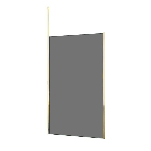 Duschparadies Walk In Dusche 90 x 200cm Duschabtrennung 8mm Nano Glas Seite günstig online kaufen