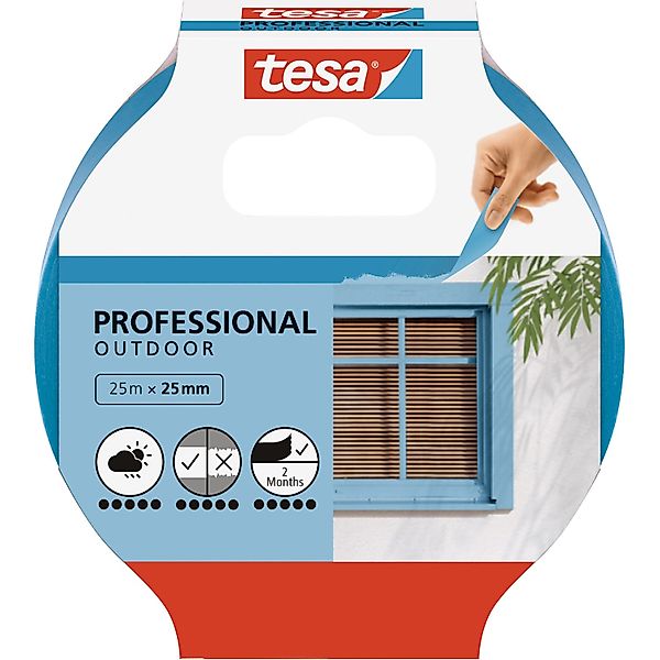 Tesa Malerband Professional Outdoor 25 m x 25 mm günstig online kaufen