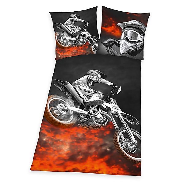 Herding Young Collection Bettwäsche Motocross Bettwäsche günstig online kaufen