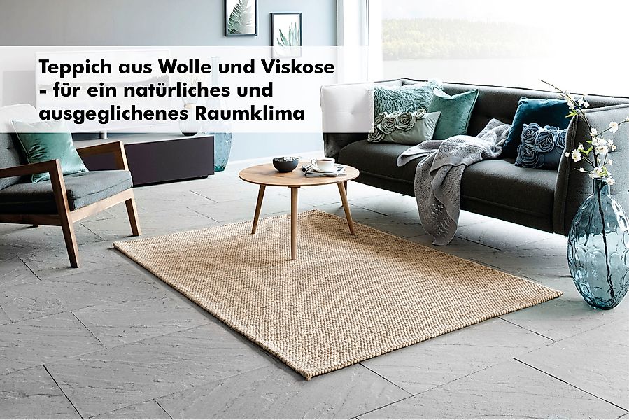 Barbara Becker Teppich »Brave«, rechteckig, 12 mm Höhe, Handweb, Material 5 günstig online kaufen